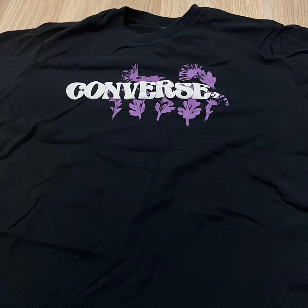 Black Converse Fitted Shirt